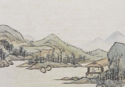 图片[2]-Album of landscape paintings by Jiang Maode, Qing dynasty-China Archive